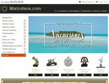 Tablet Screenshot of mistrofeos.com